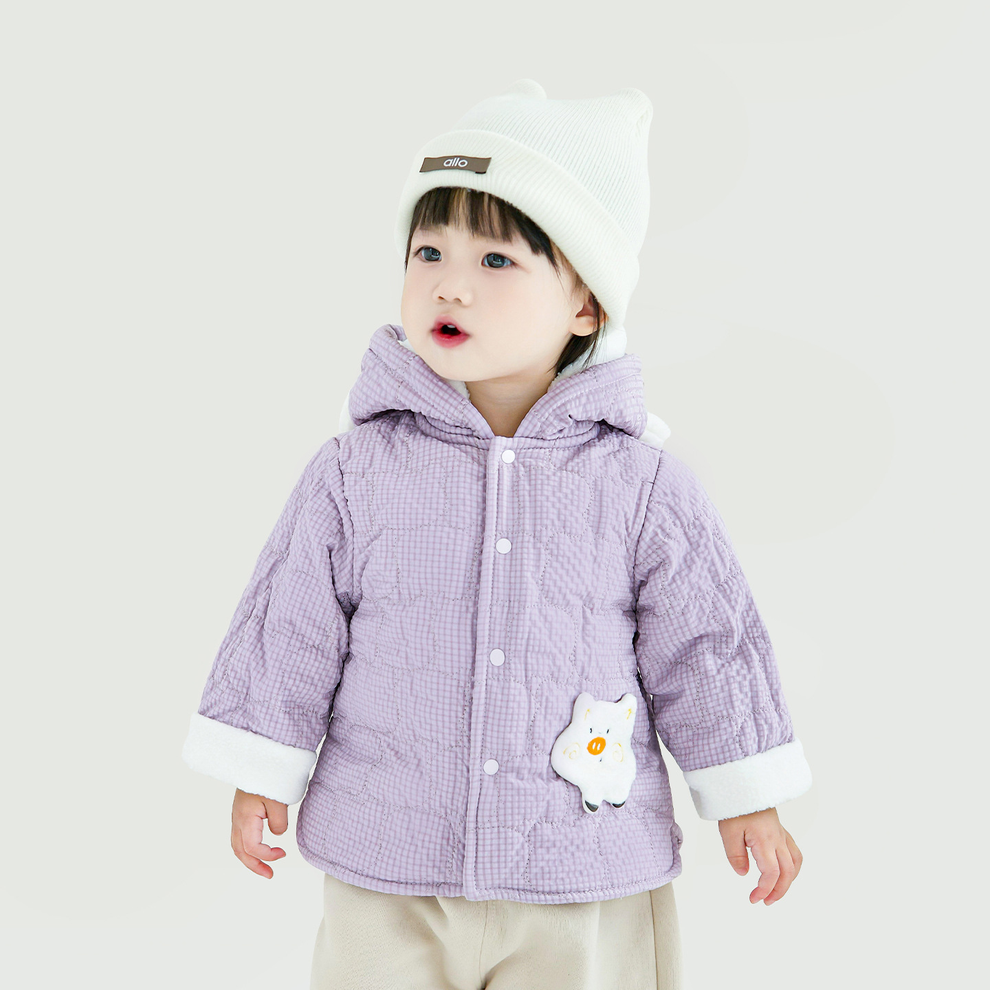 Chaqueta de algodón para bebés otoño y invierno para niños y niñas chaqueta de algodón para niños chaqueta de invierno con chaqueta de algodón cálida para bebés chaqueta de algodón