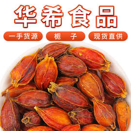 华希食品厂家批发新货栀子散装红栀子干直供茶叶烘干水栀子花茶