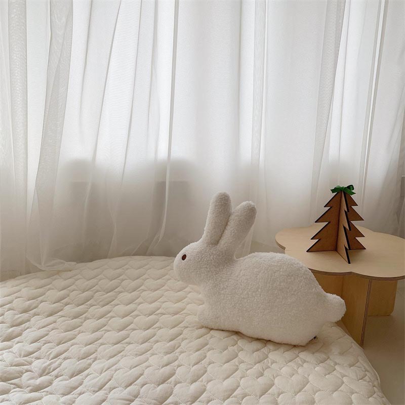 Rabbit Soothing Doll Cute Long-eared Rabbit Doll Soothing Rabbit Puppet Children's Doll