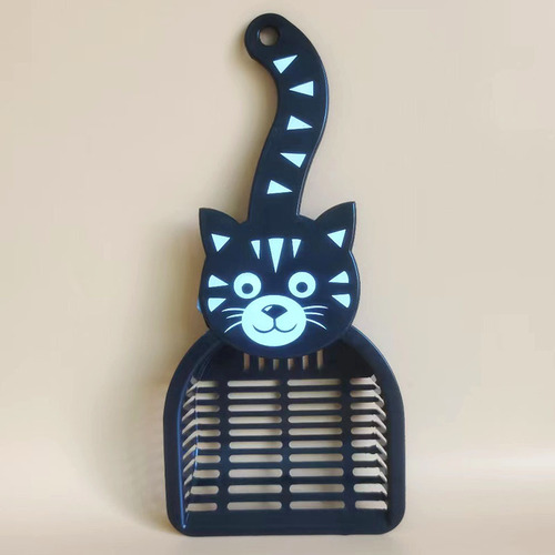 Cat litter shovel cat poop shovel artifact large cat poop shovel tofu sand small fine hole long handle bentonite cat sand shovel