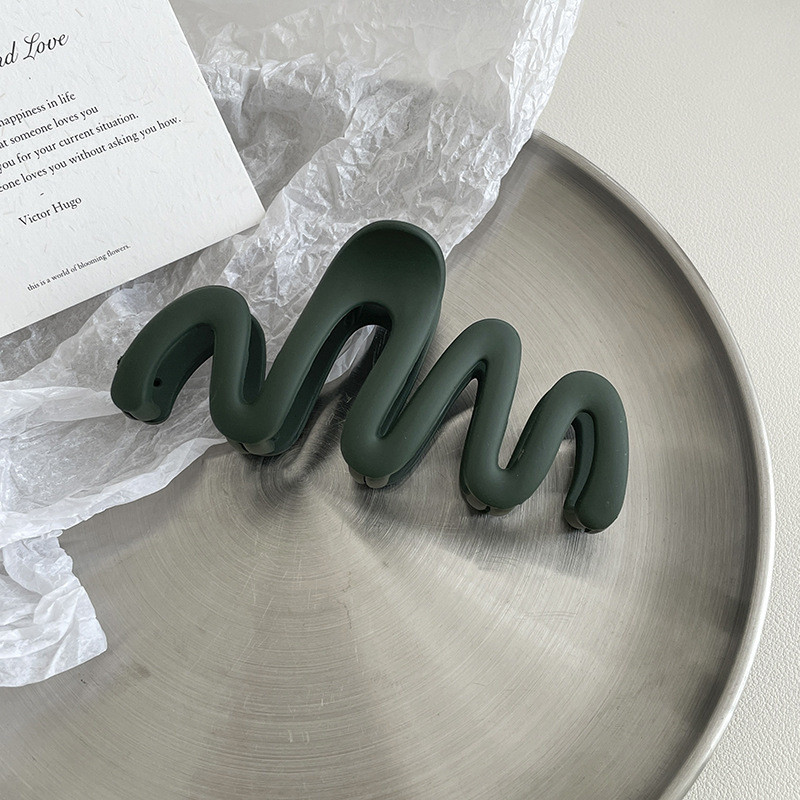 Gran clip de tiburón esmerilado acrílico simple horquilla tocado volumen gran horquilla de alto grado accesorios para el cabello al por mayor