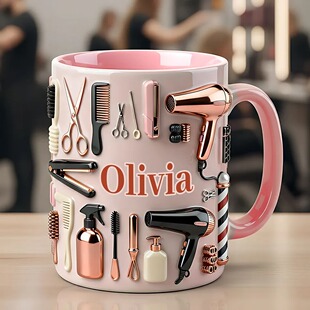 �羳Hairdresser Accent Mug��ɫ�Ժ������l�����}�R�˱�