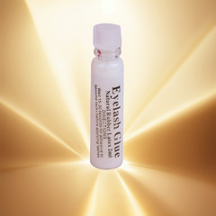 批發白色小膠水便攜式2毫升迷你膠glue玻璃管一次性睫毛膠水