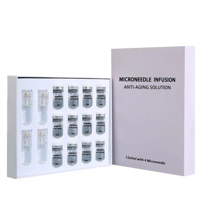 跨境外贸次抛精华液面部保湿补水紧致Microneedleserum瓶微针套盒|undefined
