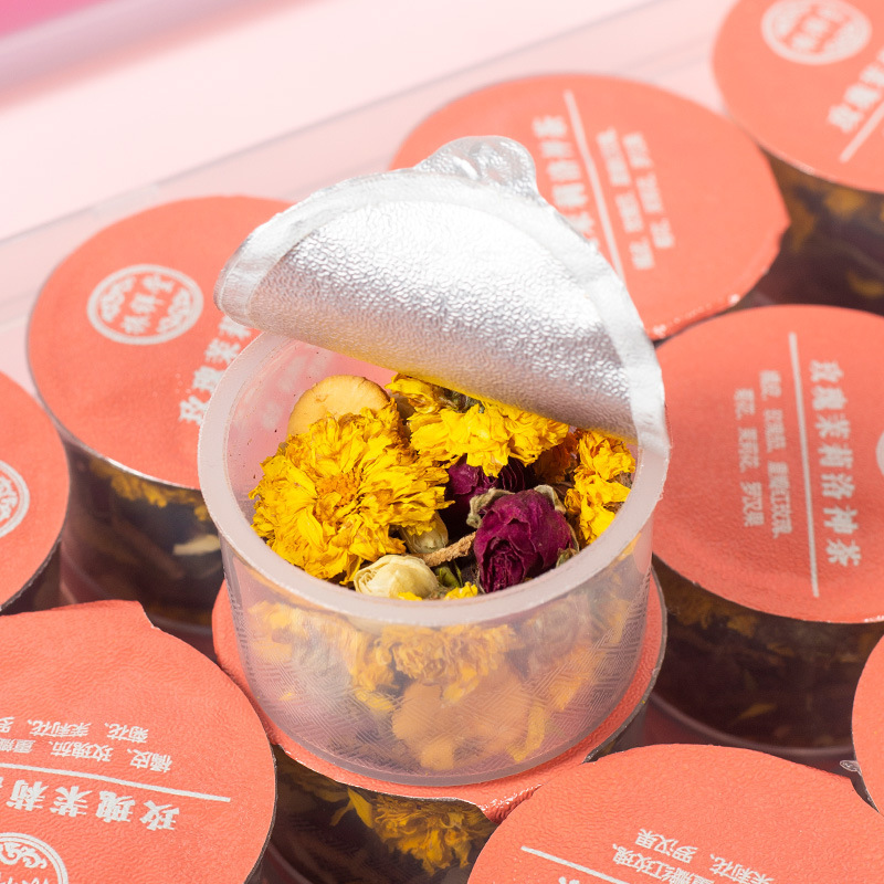 Old gutou same style chrysanthemum cassia seed tea small pot tea health preservation sour jujube kernel chrysanthemum medlar osmanthus health tea tea bag