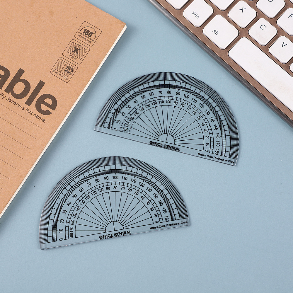 Prottacyor Double angle semicircular protractor | Wholesale Plus
