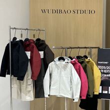 2025秋季韩版儿童休闲连帽时尚男女童外套潮行政版硬壳冲锋衣棉