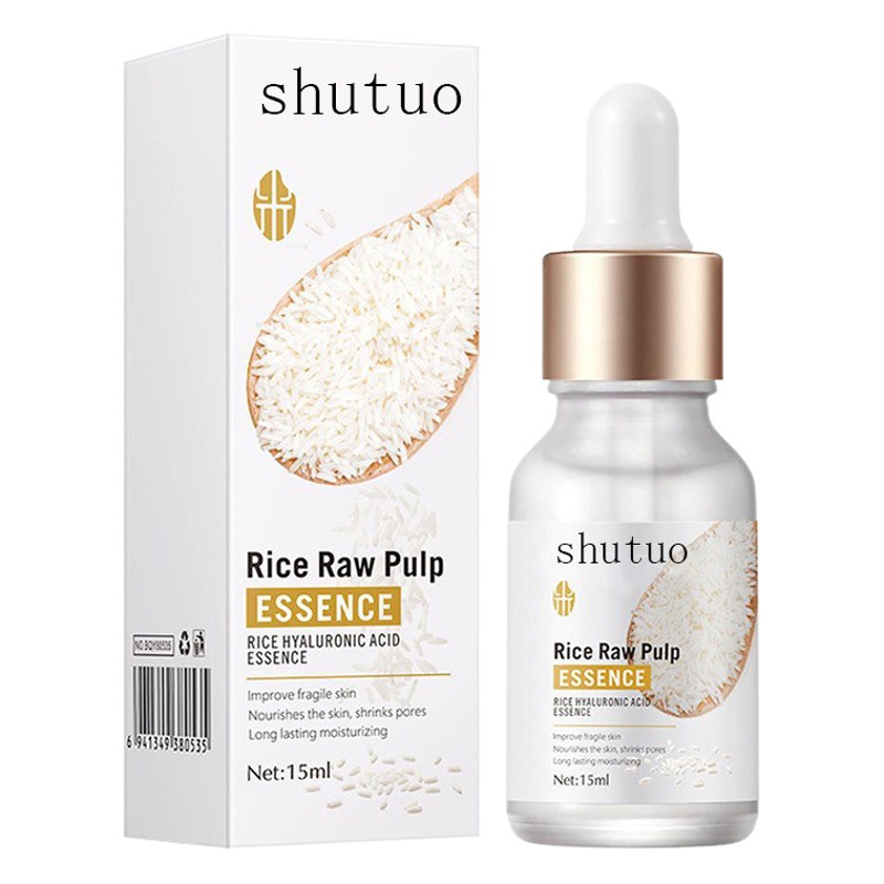 SHUTUO arroz ácido hialurónico esencia hidratante brillo esencia profunda hidratante Comercio exterior transfronterizo exclusivo