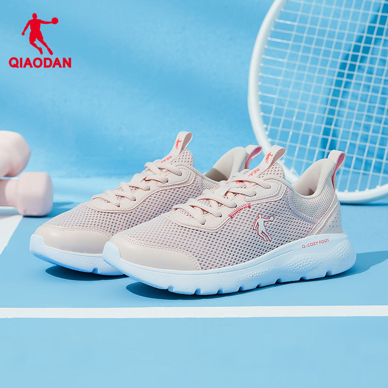 Jordan Sports Shoes for Women 2026 Summer New Model Mesh Breathable Running Shoes Lightweight Shock-Absorbing Soft-Soled Running Shoes Genuine