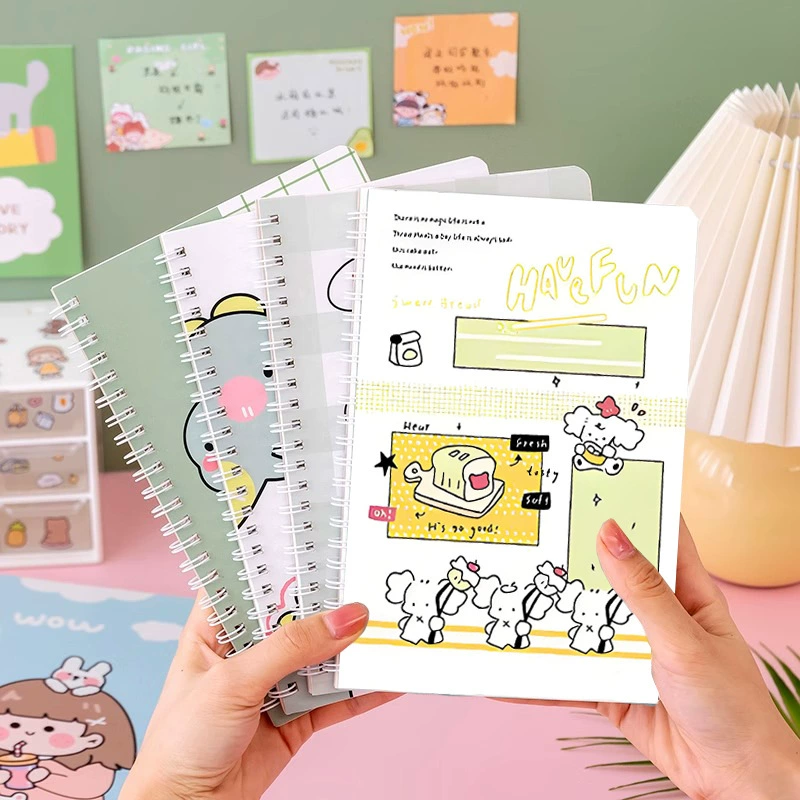 Симпатичный мультяшный кружок тетрадь для учеников начальной школы A5 блокнот для средней школы средней школы