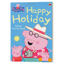 小猪 Peppa  Happy Holiday 英文原版 粉红猪小妹佩奇欢乐