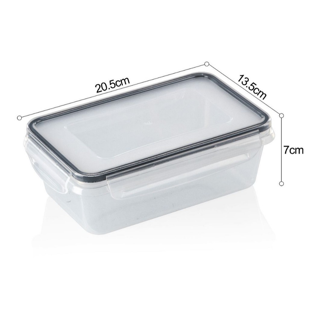 Caja de almacenamiento de juego transfronterizo Tanque sellado de cocina Refrigerador de plástico PP sellado transparente Caja de almacenamiento de alimentos nuevos