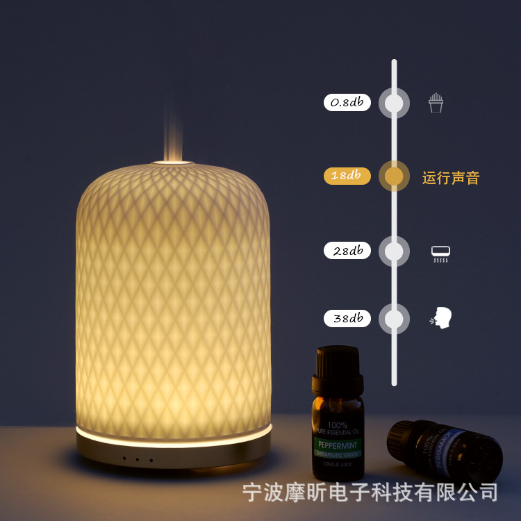 Manufacturer Supplies Ultrasonic Essential Oil Diffuser, Cross-Border Aroma Diffuser, Colorful Humidifier, Aromatherapy for Bedroom and Home Use