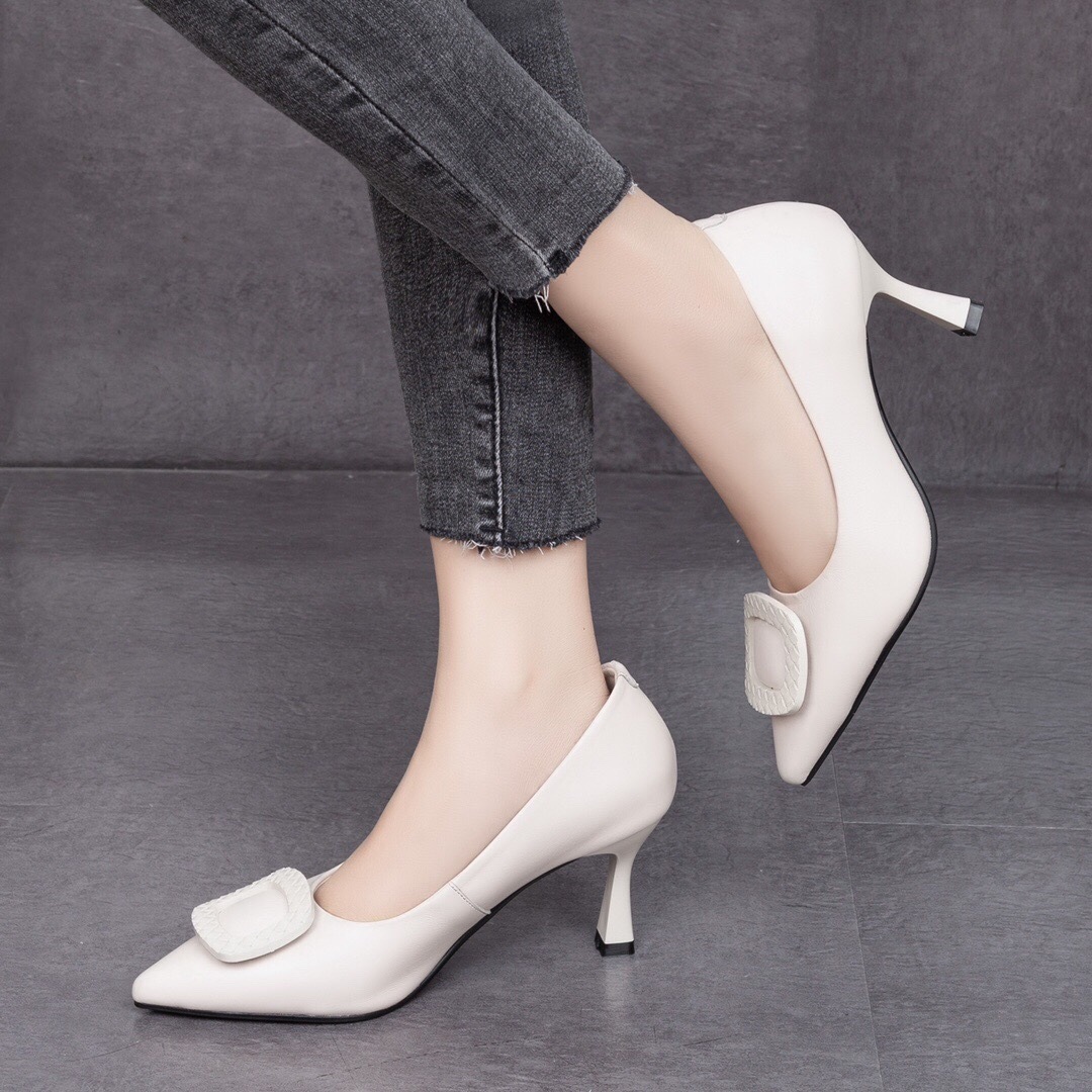 흰색 7cm (첫 번째 레이어 소 가죽)