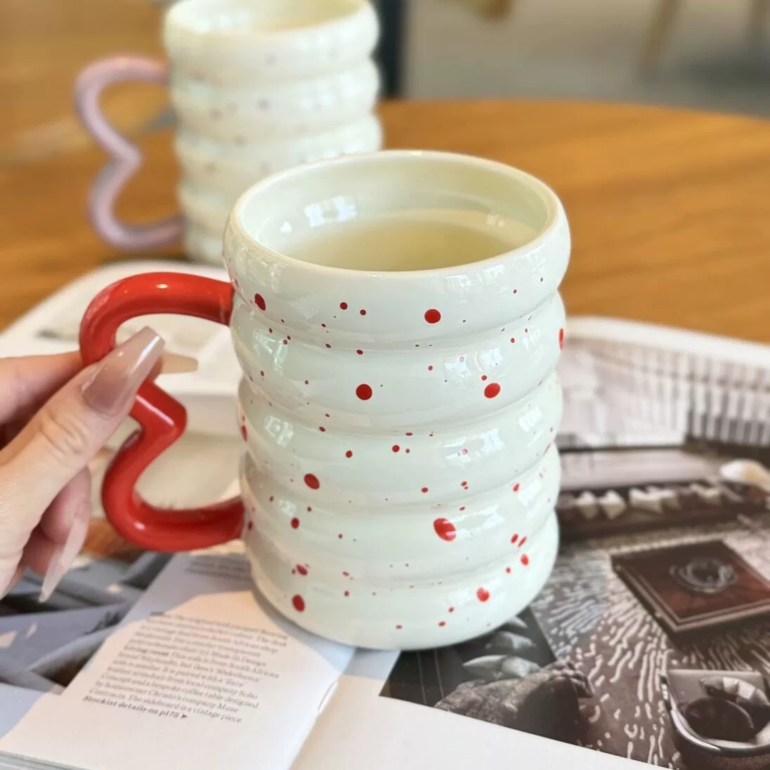 Ceramic breakfast cup, internet celebrity couple water cup, cute household mug, good-looking girl cup, exquisite drinking cup