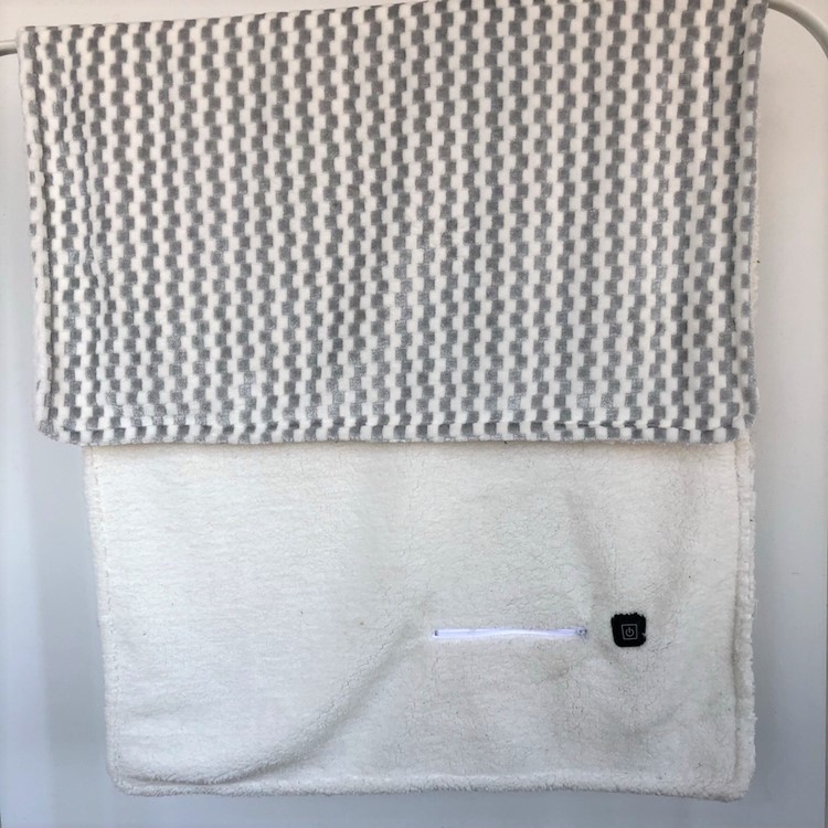 Amazon USB calefacción eléctrica mantón cubierta de la pierna caliente manta de gran tamaño banco de energía móvil inalámbrico manta eléctrica