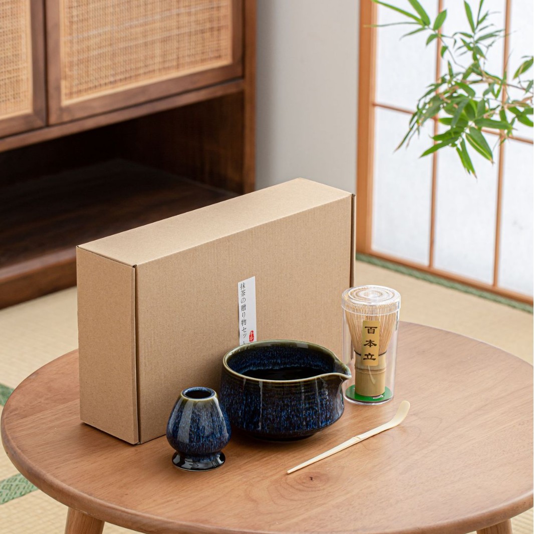 Caixa de regalo de estilo japonés de la dinastía Song, set de herramientas para ordenar té Matcha Matcha
