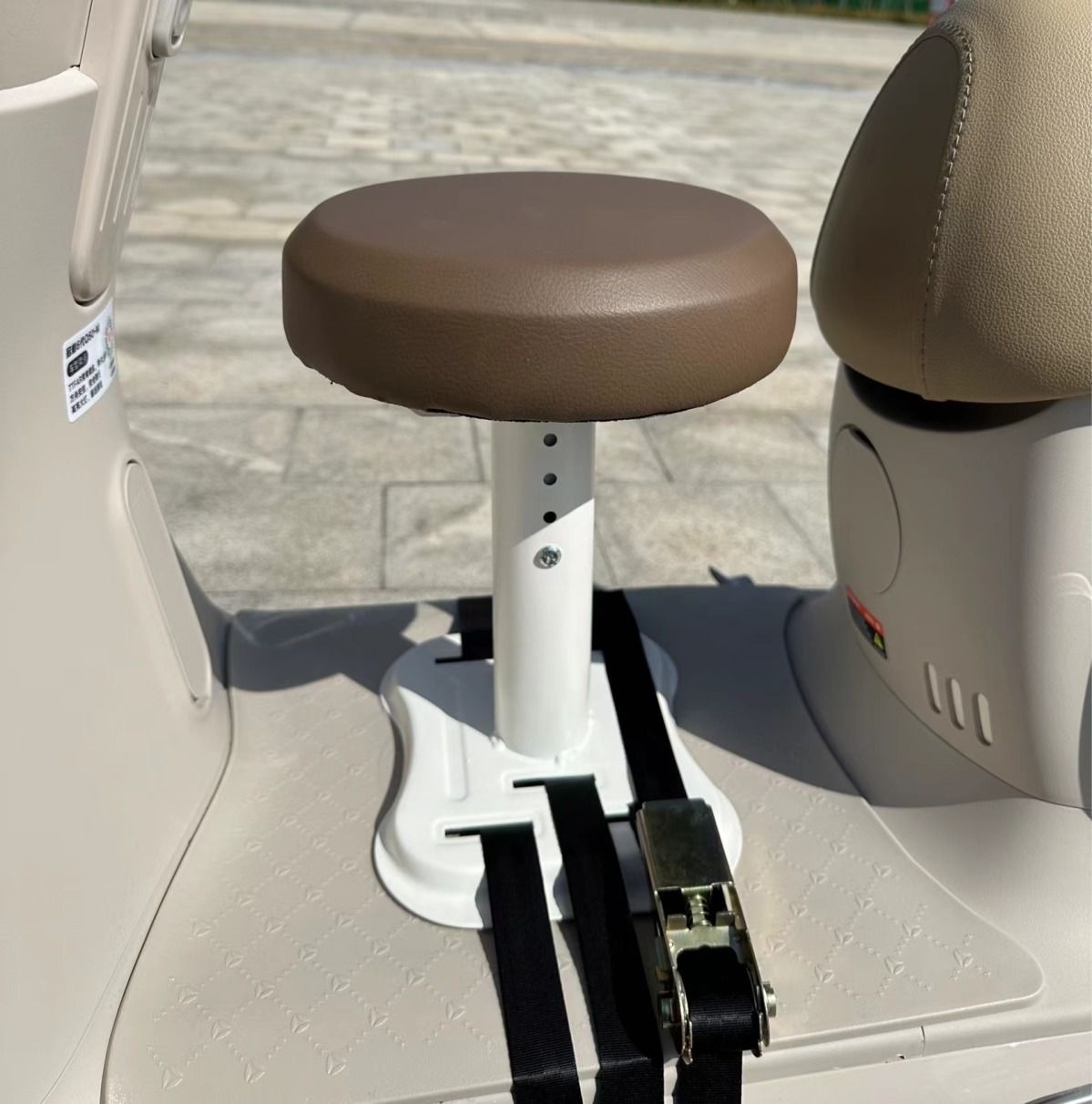 Installation-Free, Rotatable, Height-Adjustable, Shock-Absorbing Child Seat, Electric Vehicle Front Seat, Baby Safety Seat Y90