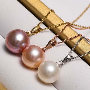 Hot Selling Mother-Of-Pearl Pendant 925 Sterling Silver Shell Bead Pendant Single South Sea Gold Bead Tahitian Black Shell Bead