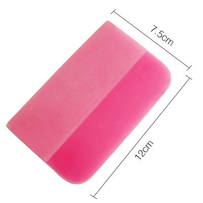 Invisible Car Clothing Beef Tendon Soft Scraper PPF Car Clothing Scraper Pink Invisible Car Beauty Color Change Film Beef Tendon Scraper (Car cleaning tools) - large-beef-tendon-scratched-pink