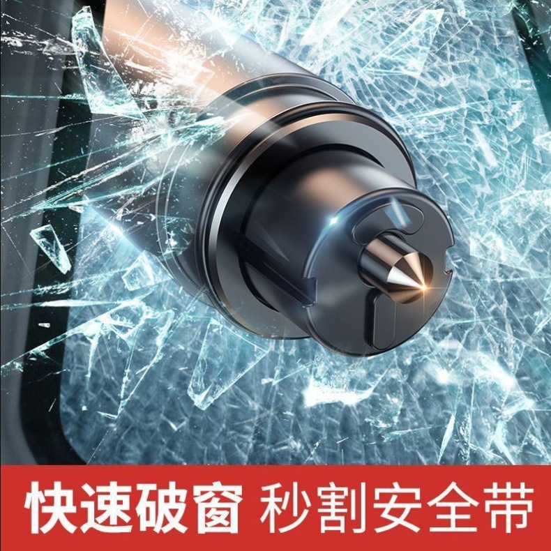 Car Safety Belt Hammer, Multifunctional Window Breaker for Vehicles, Portable Car Door Emergency Tool for One-Second Escape