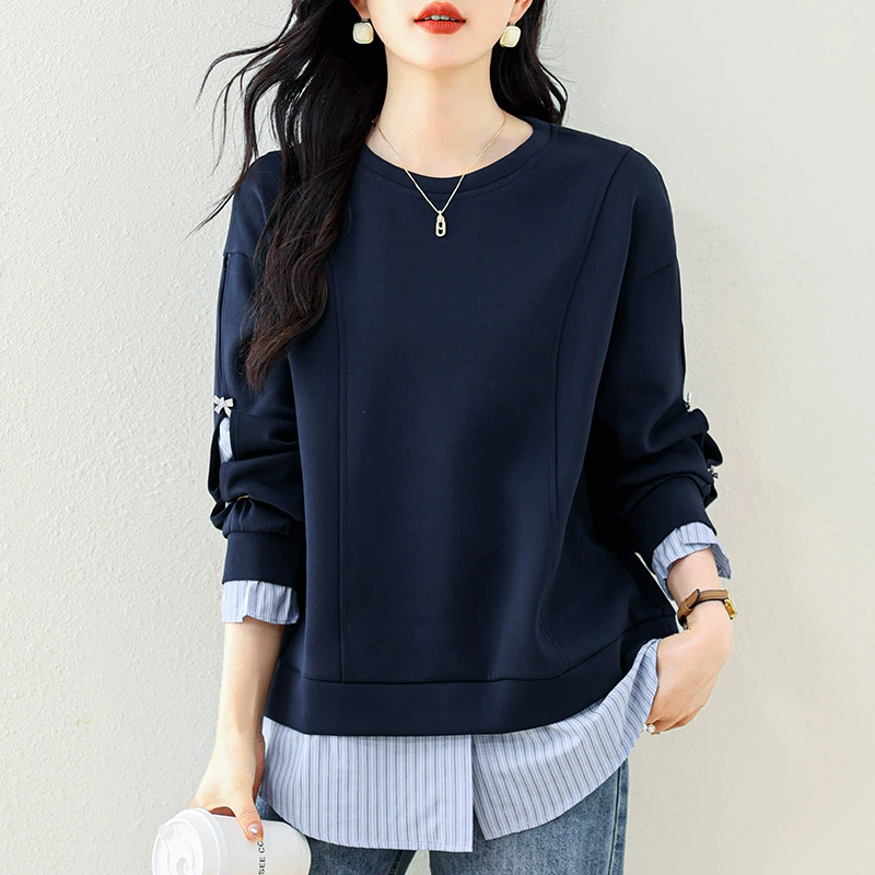 Комплект, осенняя толстовка, oversize