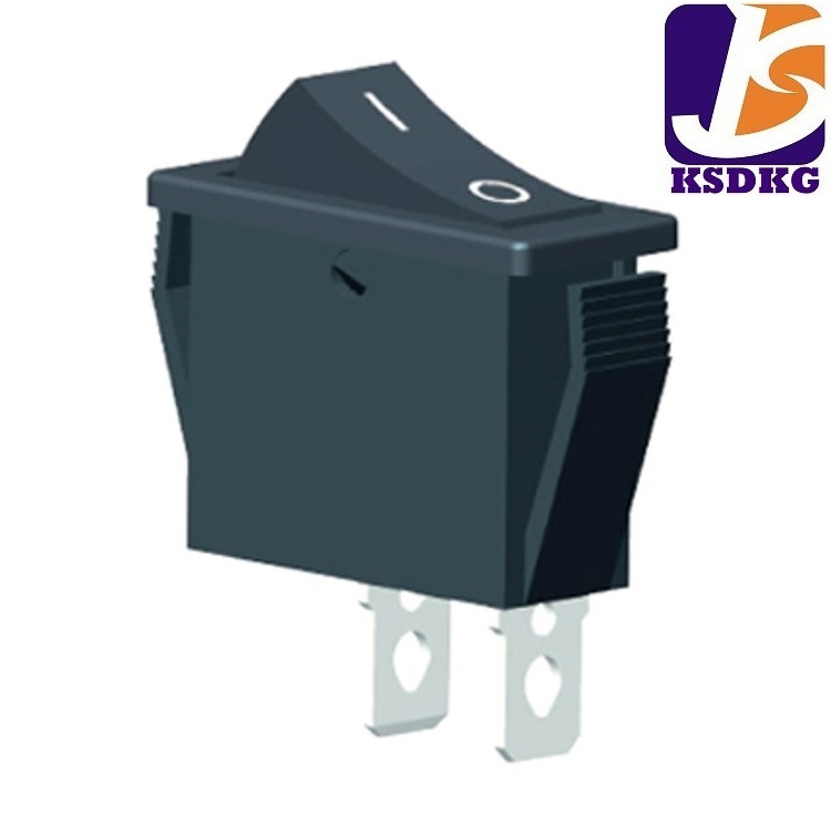 厂家批发船型开关 2脚2挡翘板开关 电器船型开关