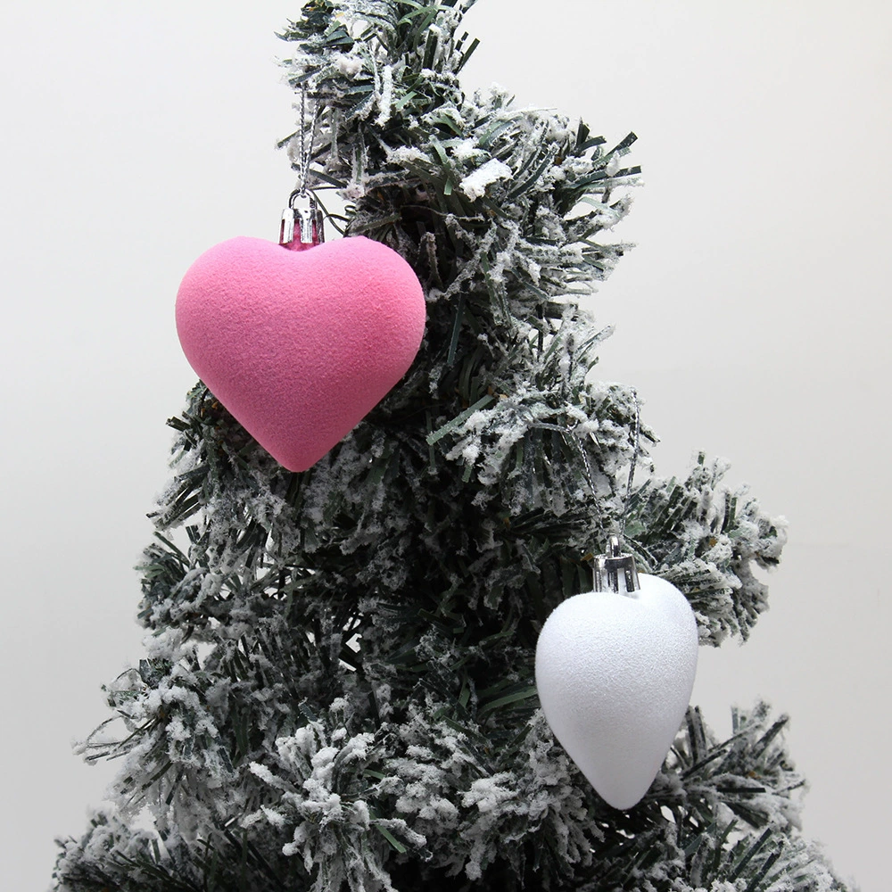 День Святого Валентина Любовь Декор реквизит Флокировка Любовь Рождественские украшения Рождественские подвески