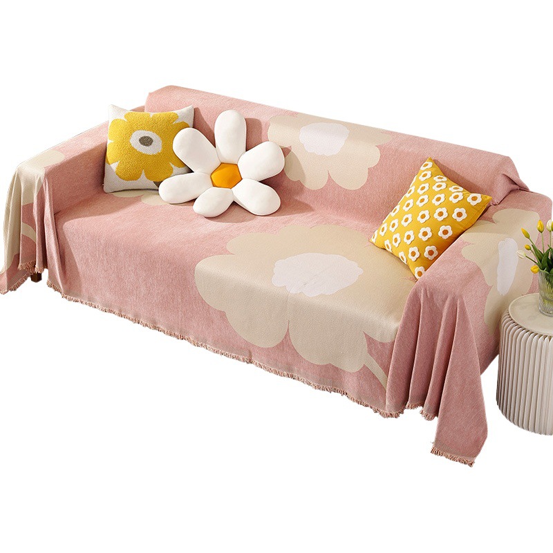 Red red toalla de sofá antideslizante toalla de respaldo chino cuatro estaciones general cubierta de sofá cubierta de manta doble cubierta de manta