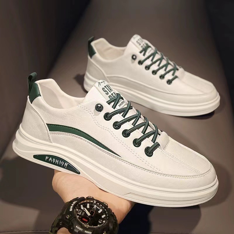 Herren-Basketballschuhe, Arbeitsschuhe, Turnschuhe, Gummisohle, Fußgewölbeunterstützung, vielseitig einsetzbar, leicht zu reinigendes Schuhwerk_voghion.com