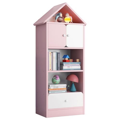 Yijiada bookcase with door living room cabinet wall-mounted high cabinet simple floor-standing light luxury modern removable file storage