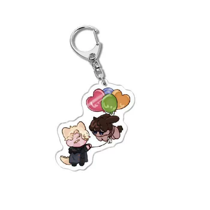 Two-dimensional peripheral acrylic keychain Korean comic code Anastasia pendant gift wholesale