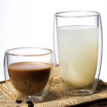 隔热杯双层玻璃水杯创意咖啡杯礼品蛋形随手杯层玻璃随手牛奶杯子