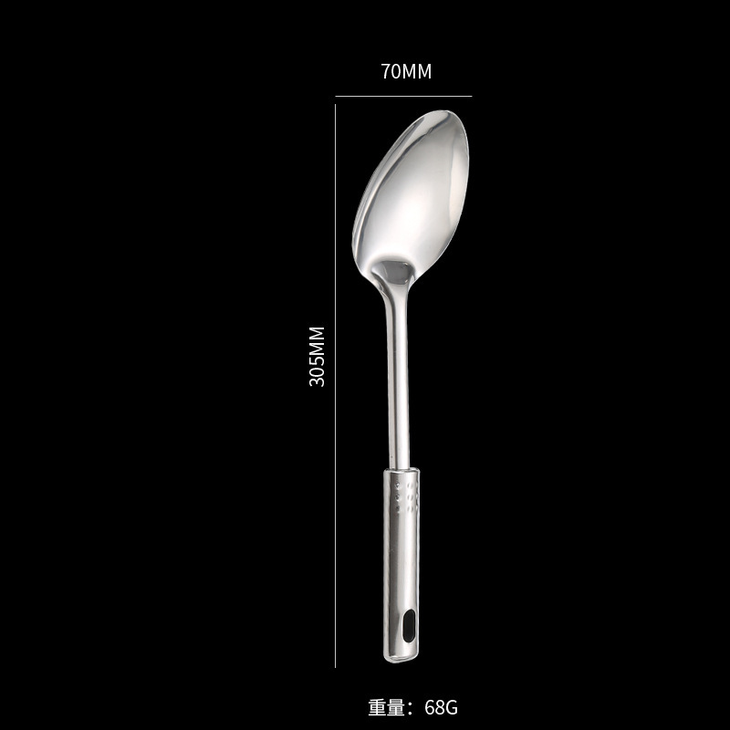 ステンレス鍋シャベルキッチン家庭用調理スプーンスプーン炒め物シャベルスプーン肉フォークスプーン台所用品|undefined