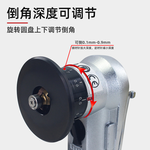 J8 Chamfering Machine R Furniture Corner C Corner Burr Removal 45 Handheld Nhk Small Trimming Mini Pneumatic Metal Woodworking G3