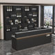 Supermarket Cashier Corner Bar Cabinet Floor-Standing Wine Cabinet Combination Restaurant Hotel Front Desk Reception Desk Commercial Counter