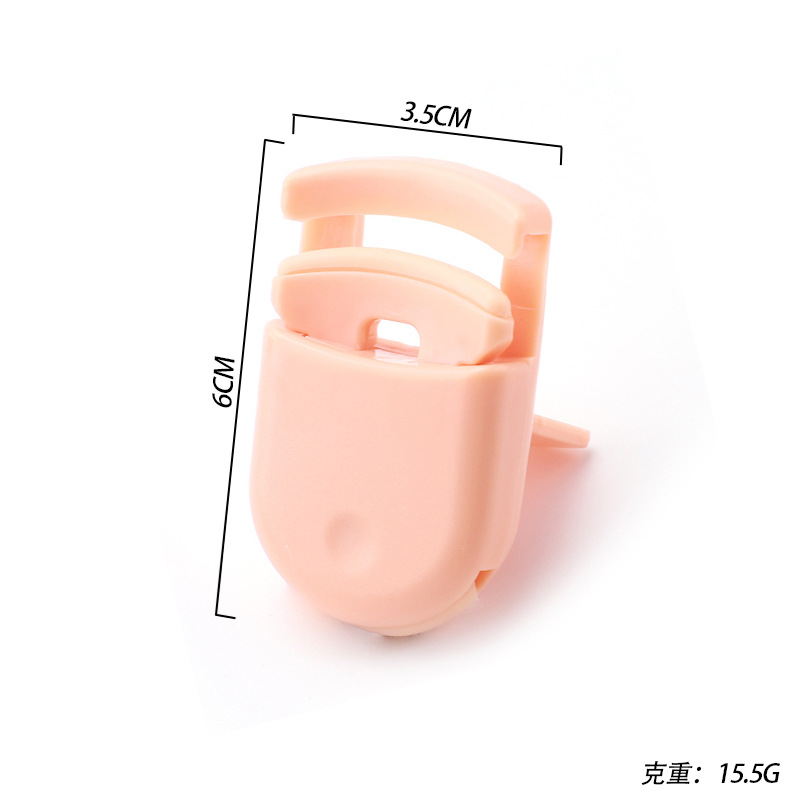 Mini Rizapestañas Portátil de Plástico, Sin Pellizcar, Clip de Pestañas de Gran Ángulo