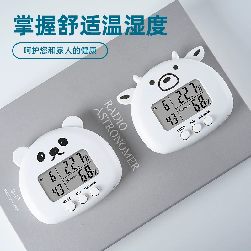 Измеритель температуры и влажности Многофункциональный электронный часы будильника комнатная детская комната