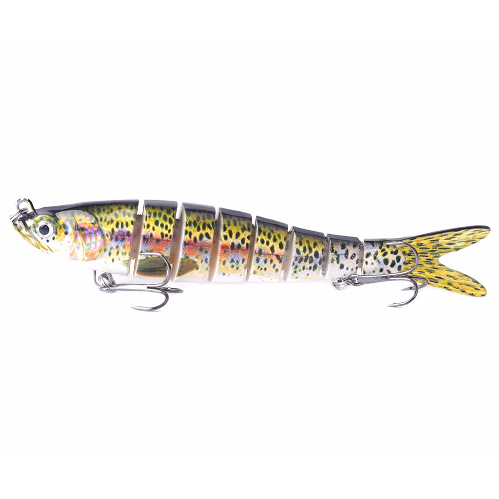 Многоштоковая рыбалка swimbait приманка 14 см 26 г, 8-сегментная тонущая имитация леща