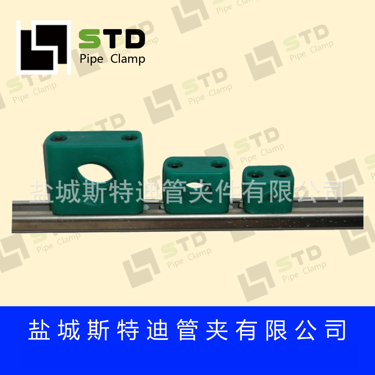 供应带导轨螺母安装塑料管夹，液压油路管卡 实验室气路管夹