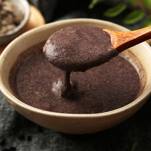 Black sesame paste 500g canned black sesame powder southern black sesame sesame paste five black powder black sesame walnut powder