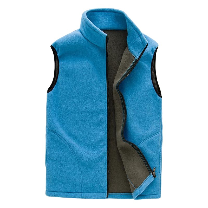 Factory wholesale men's and women's vest fleece warm fleece vest light board can be printed 1629