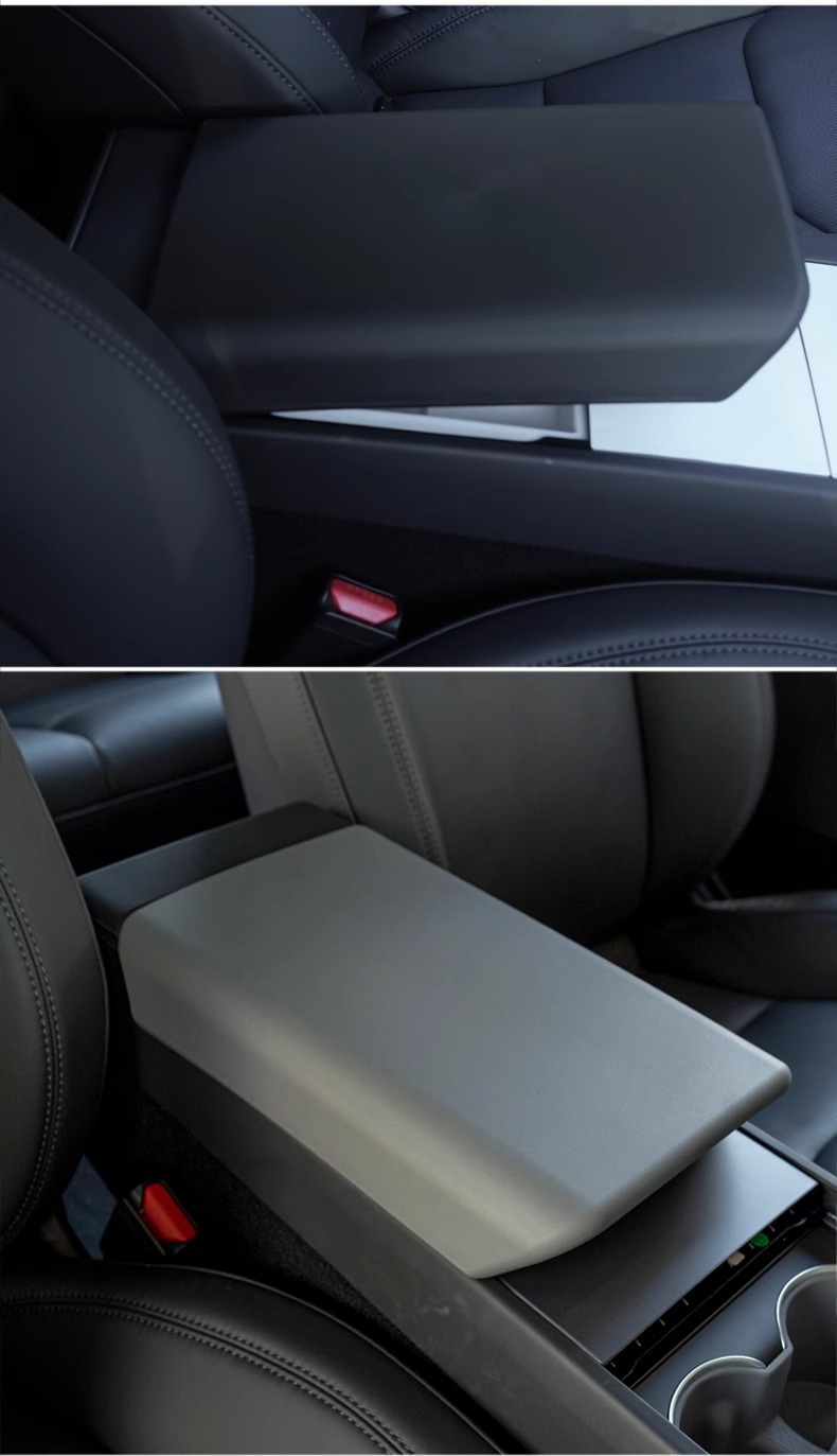Suitable for Tesla Model 3/Y Armrest Box Protective Cover Tpe Modification Accessories Ya Huanxin Y Armrest Box Cover