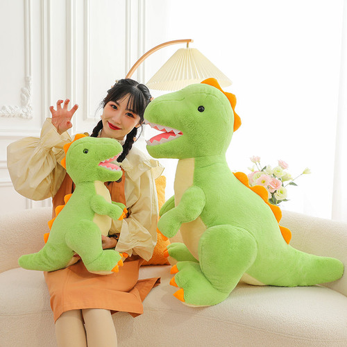 新款霸王龙毛绒玩具公仔创意抱枕玩偶恐龙布娃娃儿童节礼物批发