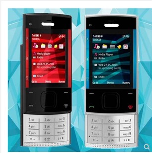 Cross-Border Mobile Phone X3-00 Gsm Non-Smartphone Button Slider Phone for the Elderly Foreign Trade Feature Phone