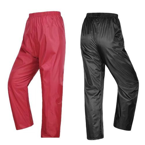 Rainproof rain pants for men and women, single piece, lower body, for delivery, double-layered, breathable, wear-resistant, for motorbike and electric bike riding, heavy rain pants