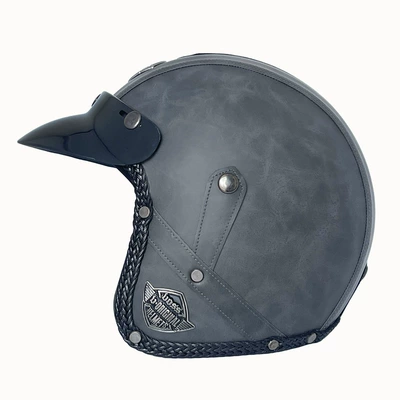 and Warm for All Seasons, Motosiklet kaskı (dəbilqə) - gray-flat-m