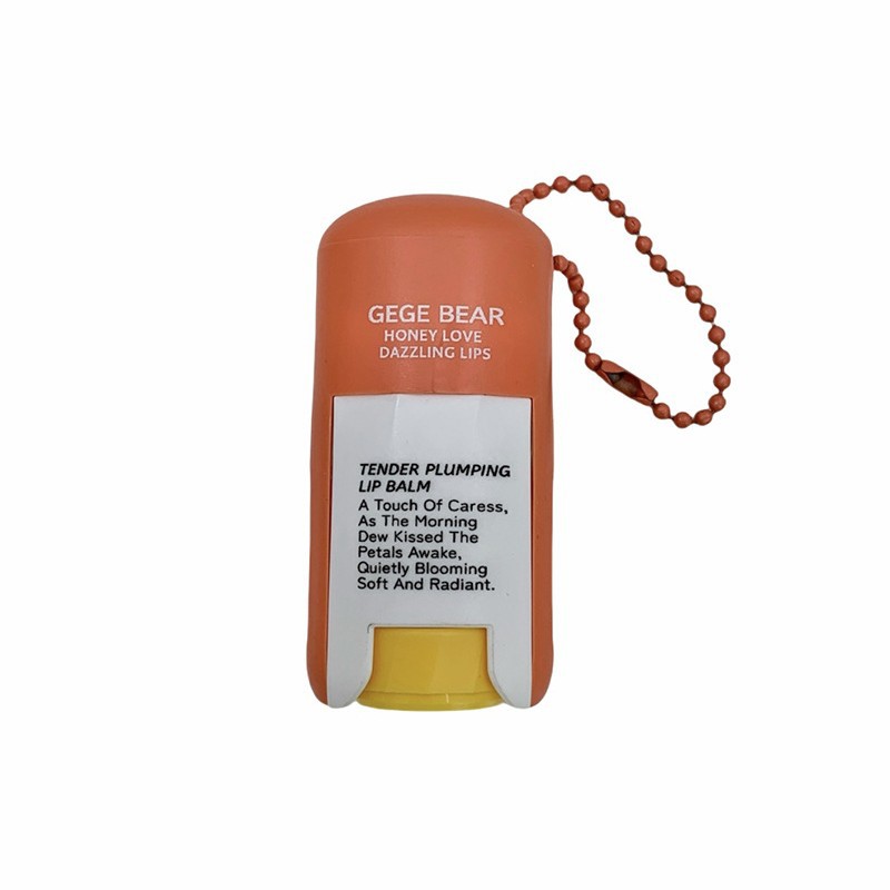 Gegebear delicado y limpio, protector de labios, hidratante incolor, cuidados de labios, lápiz labial, base de lápiz labial