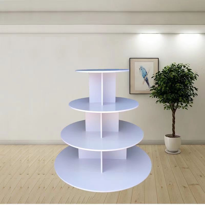 商用圆形中岛柜奶粉展示柜超市货架鞋展柜红酒货架母婴玩具陈列柜