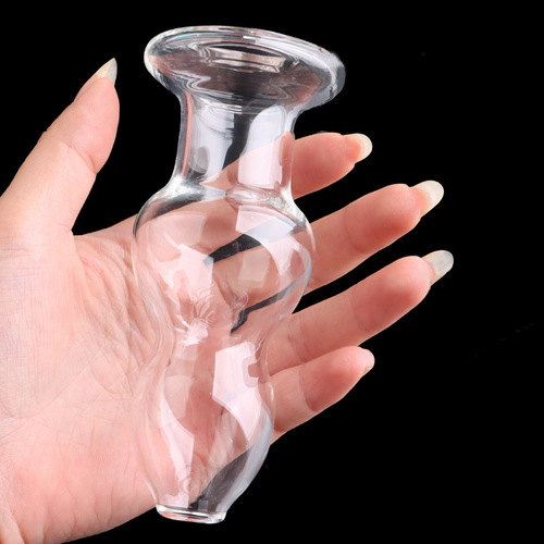 Crystal Peeping Anal Plug, Back Plug, Glass Anal Plug, Female Back Plug, Fairy Rod Adult Products